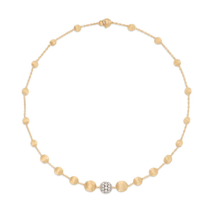 Marco Bicego Africa Alta necklace in 18k yellow gold with diamonds CB2899_B2_YW_Q6