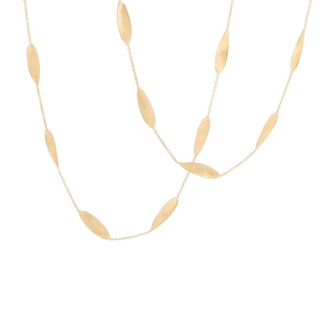 Collier long Marco Bicego Lunaria Twist en or jaune 18K CB2897_Y_02