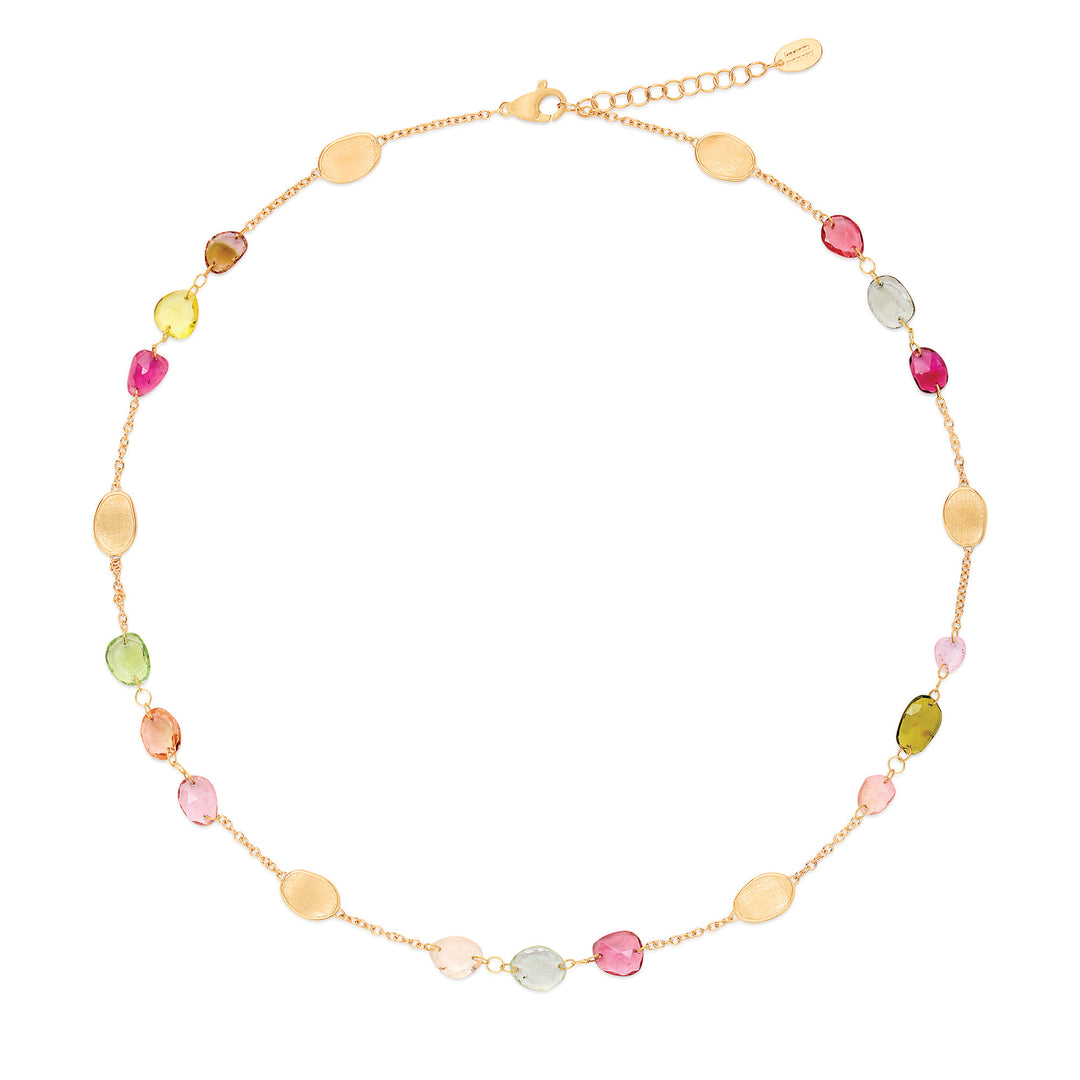 Collier Marco Bicego Lunaria en or jaune 18k tourmalines multicolores CB2867_TM01_Y_02
