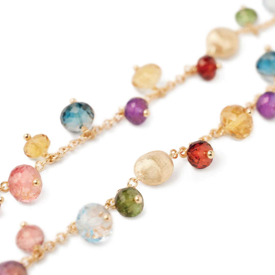Collier Marco Bicego Africa Gemstones en or jaune 18k pierres multicolores CB2781_MIX02_Y_02