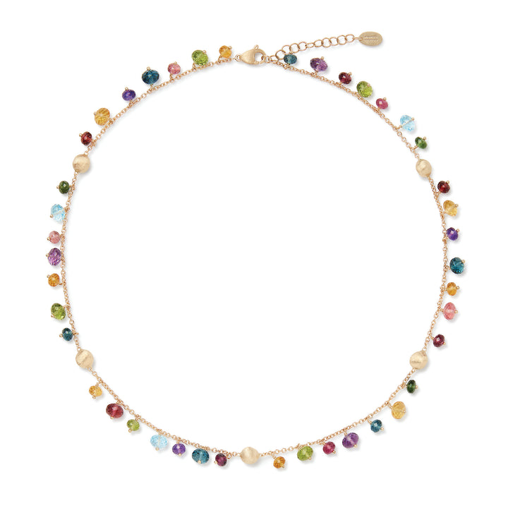 Collier Marco Bicego Africa Gemstones en or jaune 18k pierres multicolores CB2781_MIX02_Y_02