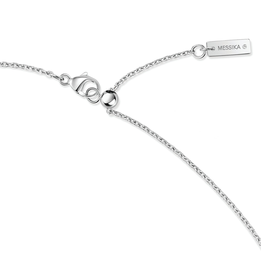 Collier Messika Moderniste pavé en or blanc 18k avec diamants 14425-WG