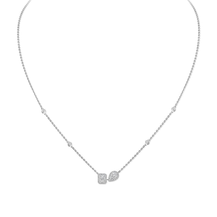 Collier Messika My Twin en or blanc 18k et diamants 14534-WG