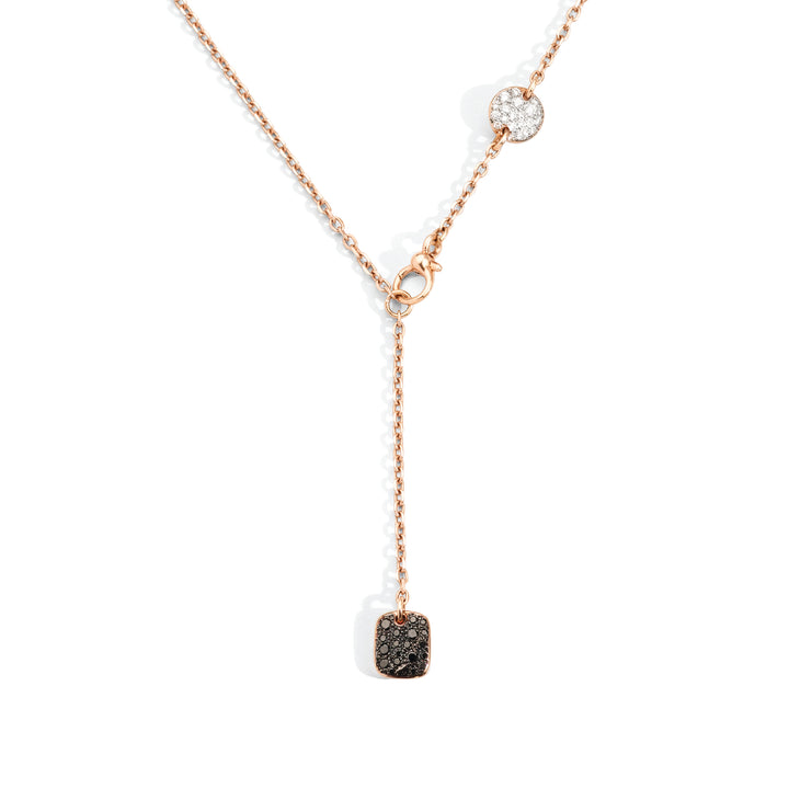 Pomellato Sabbia necklace in 18k rose gold with diamonds PCC0110-07BWR-DBX00