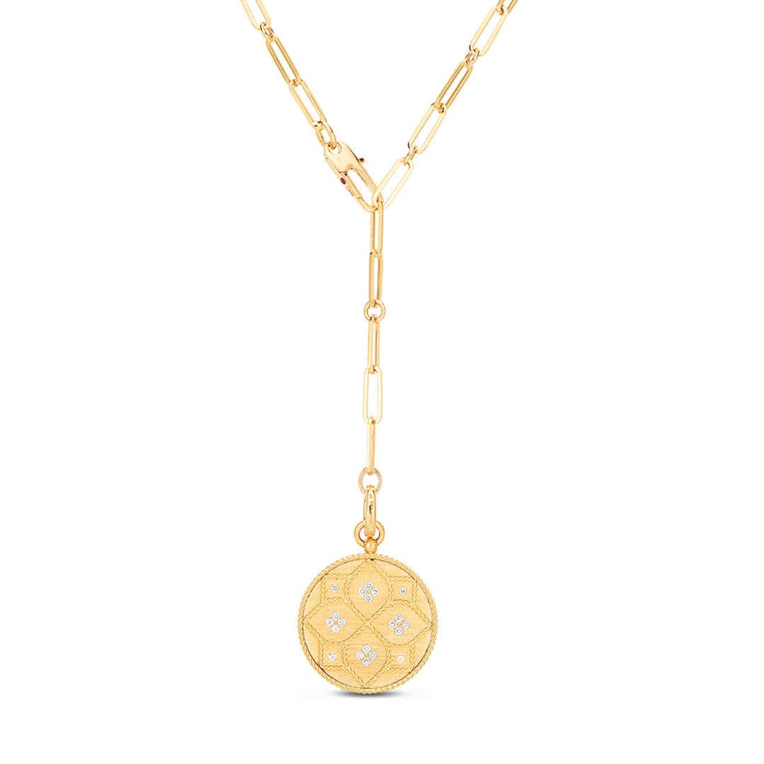 Roberto Coin Venetian Princess 18k yellow gold and diamond necklace 7773103AY19X