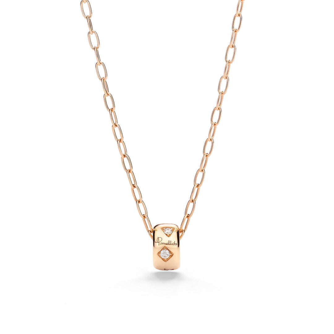 Collier Pomellato Iconica en or rose 18k diamants PCB7122-O7000-DB000