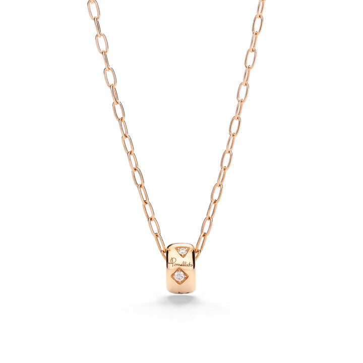 Collier Pomellato Iconica en or rose 18k diamants PCB7122-O7000-DB000