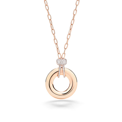 Collier Pomellato Iconica en or rose 18k diamants PCC4040-O7WHR-DB000