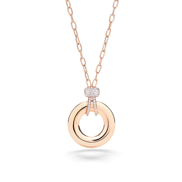 Collier Pomellato Iconica en or rose 18k diamants PCC4040-O7WHR-DB000
