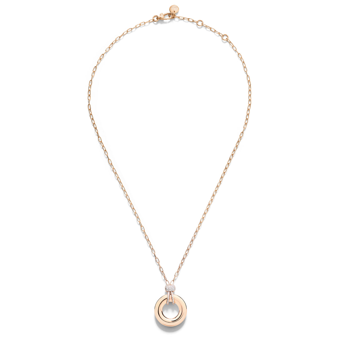 Collier Pomellato Iconica en or rose 18k diamants PCC4040-O7WHR-DB000