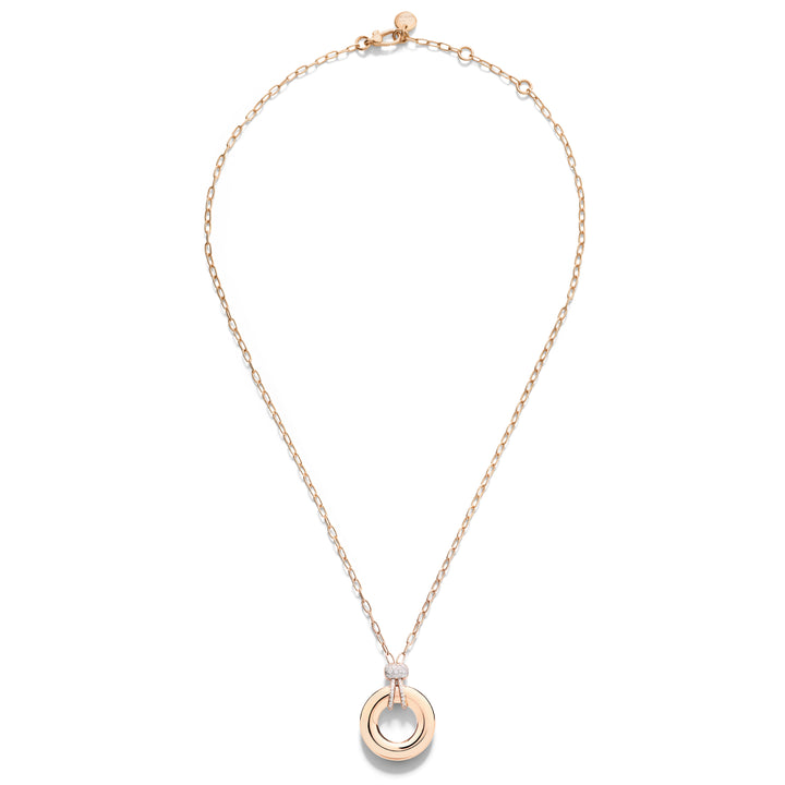 Collier Pomellato Iconica en or rose 18k diamants PCC4040-O7WHR-DB000