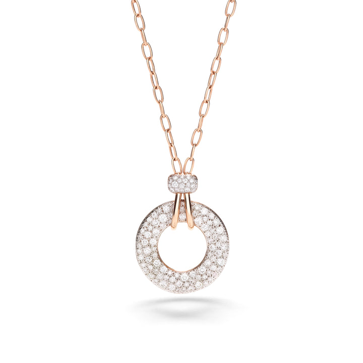 Collier Pomellato Iconica en or rose 18k diamants PCC4042-O7WHR-DB000