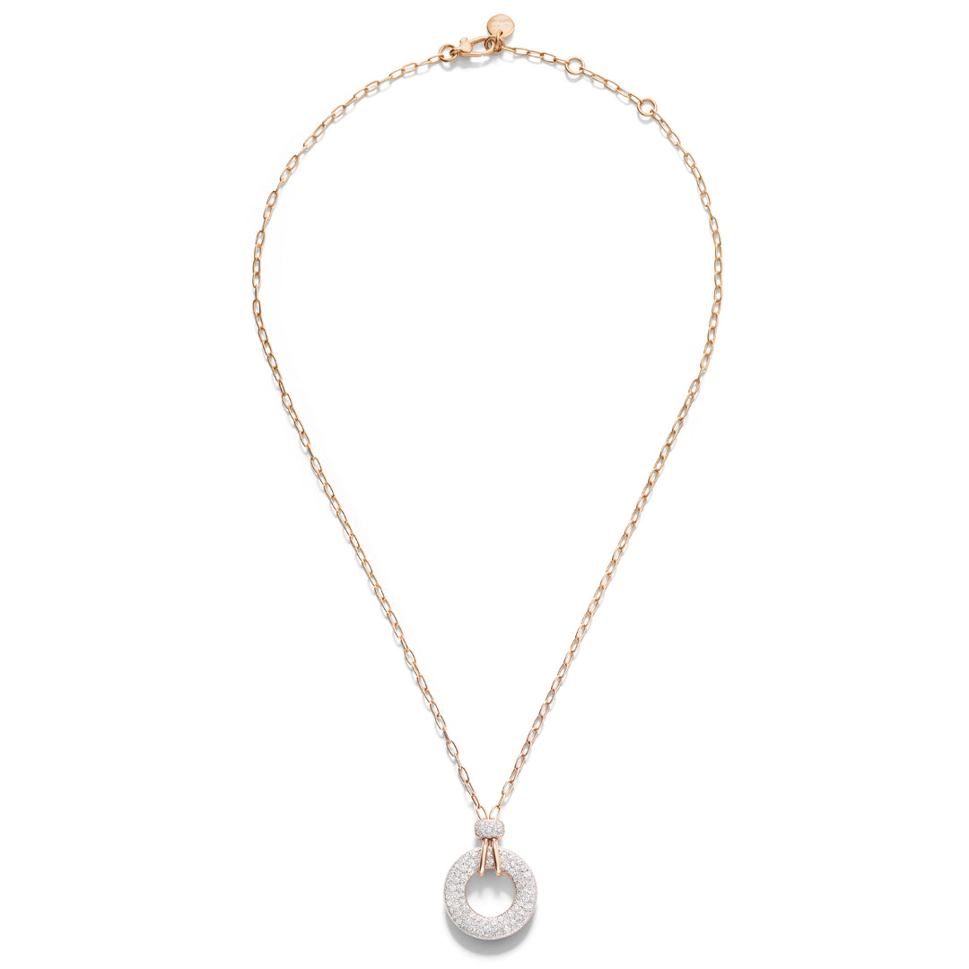 Collier Pomellato Iconica en or rose 18k diamants PCC4042-O7WHR-DB000