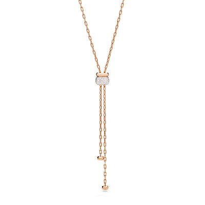 Collier Pomellato Iconica en or rose 18k et diamants PCC5001-O7WHR-DB000