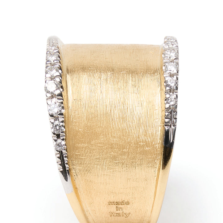Bague Marco Bicego Lunaria en or jaune 18k diamants AB550_B_YW_Q6