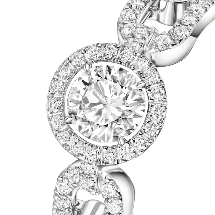Bague Messika Solitaire Move Link PM en or blanc 18k et diamants 13747-WG