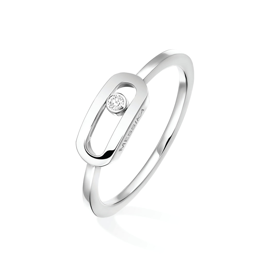 Bague Messika Move Uno en or blanc 18k et diamant 10055-WG