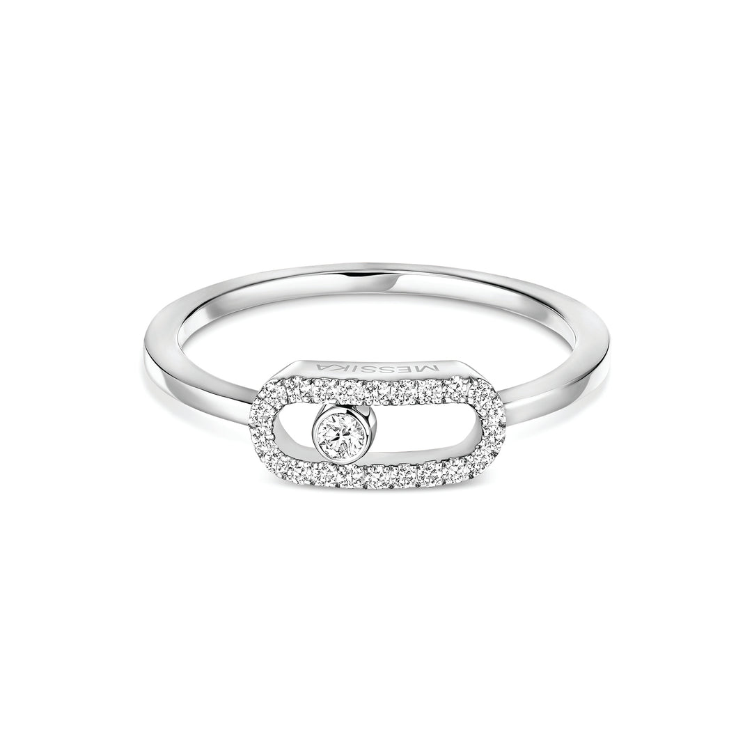 Bague Messika Move Uno en or blanc 18k et diamants 04705-WG