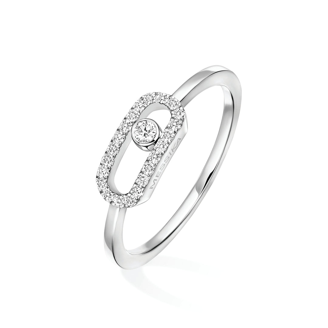 Bague Messika Move Uno en or blanc 18k et diamants 04705-WG