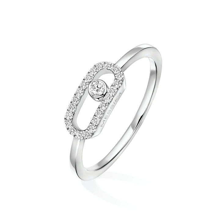 Bague Messika Move Uno en or blanc 18k et diamants 04705-WG