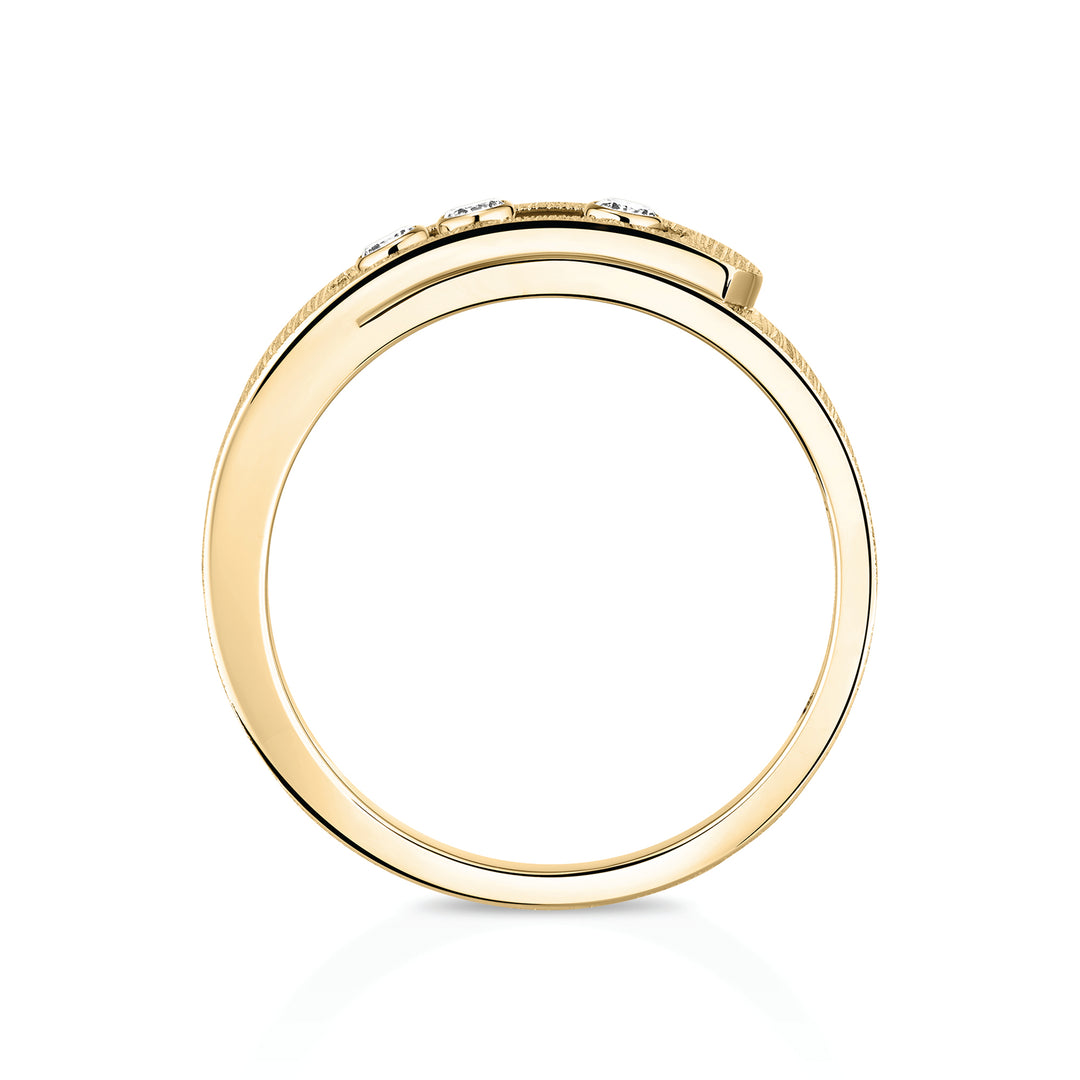 Bague Messika Move Noa en or jaune 18k et diamants 14482-YG-54
