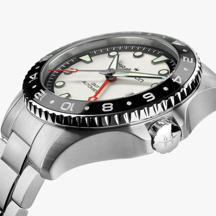 Hamilton Khaki Navy Scuba Automatic GMT Stainless Steel 43 mm Watch H82555150