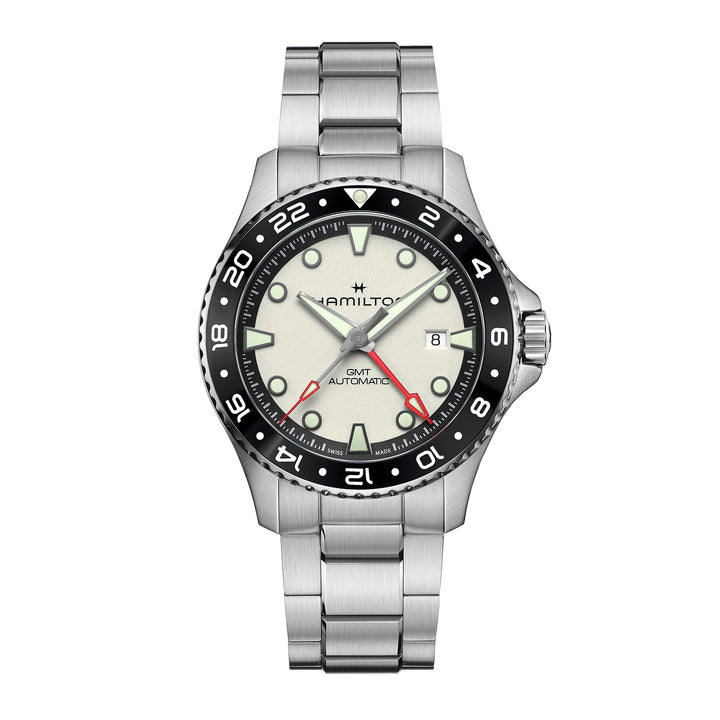 Hamilton Khaki Navy Scuba Automatic GMT Stainless Steel 43 mm Watch H82555150