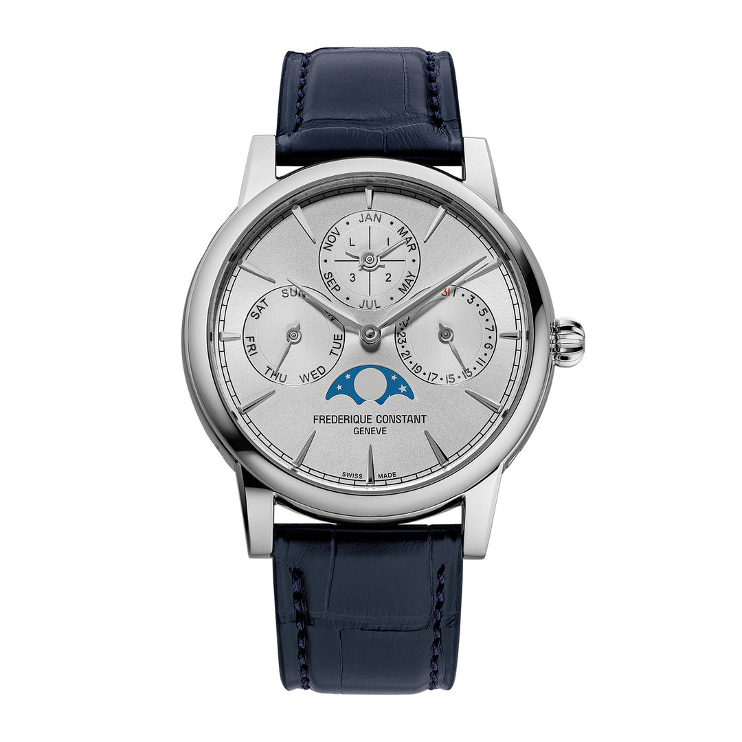 Montre Frédérique Constant Classic Perpetual Calendar Manufacture en acier 40 mm FC-776S3H6