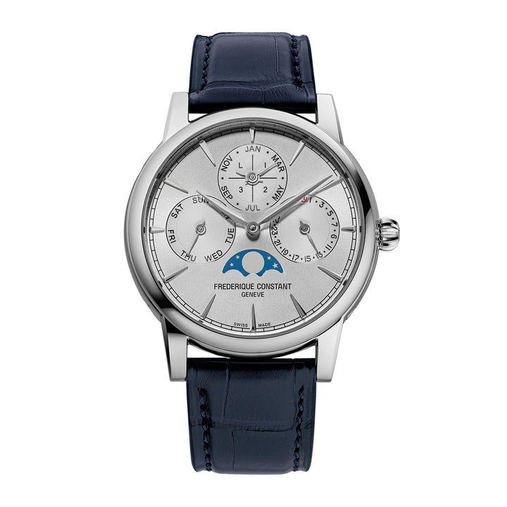 Montre Frédérique Constant Classic Perpetual Calendar Manufacture en acier 40 mm FC-776S3H6