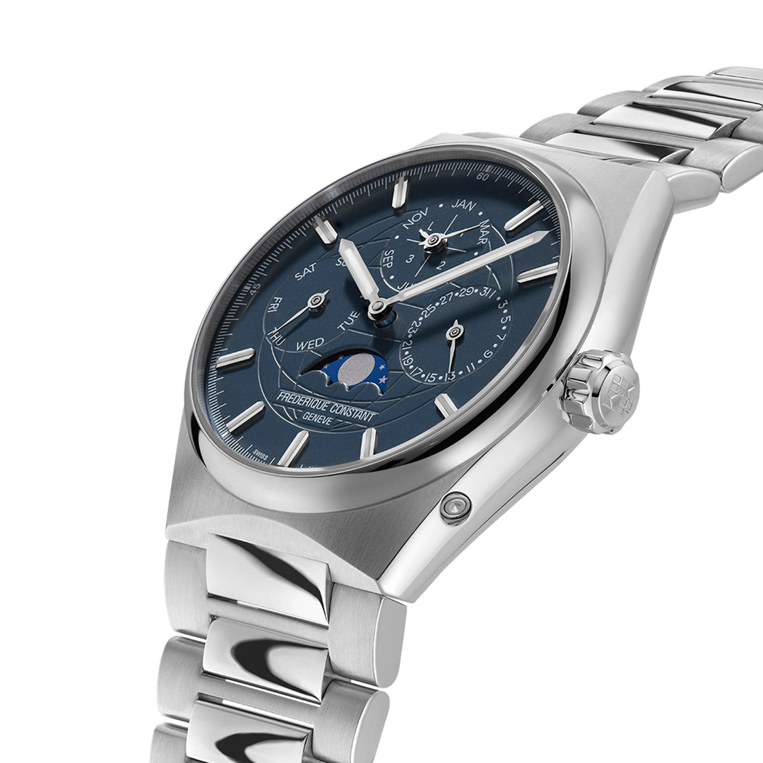 Montre Frédérique Constant Highlife Perpetual Calendar Manufacture en acier 41 mm FC-775BL4NH6B