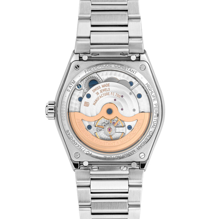 Montre Frédérique Constant Highlife Perpetual Calendar Manufacture en acier 41 mm FC-775BL4NH6B