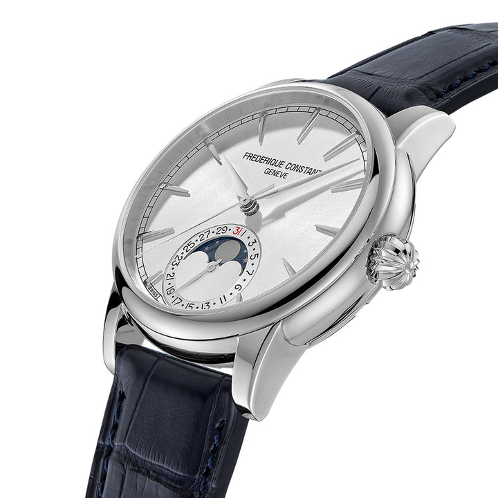 Montre Frédérique Constant Classic Moonphase Date Manufacture en acier 40 mm FC-716S3H6