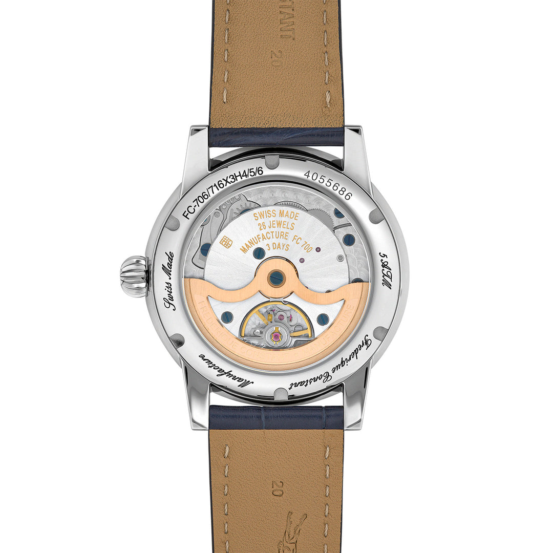 Montre Frédérique Constant Classic Moonphase Date Manufacture en acier 40 mm FC-716S3H6