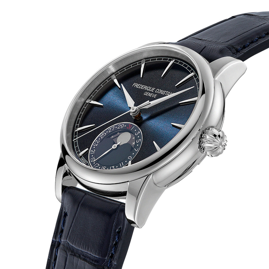 Montre Frédérique Constant Classic Moonphase Date Manufacture en acier 40 mm FC-716N3H6