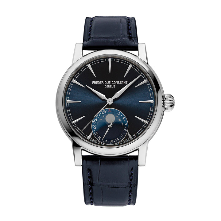 Montre Frédérique Constant Classic Moonphase Date Manufacture en acier 40 mm FC-716N3H6