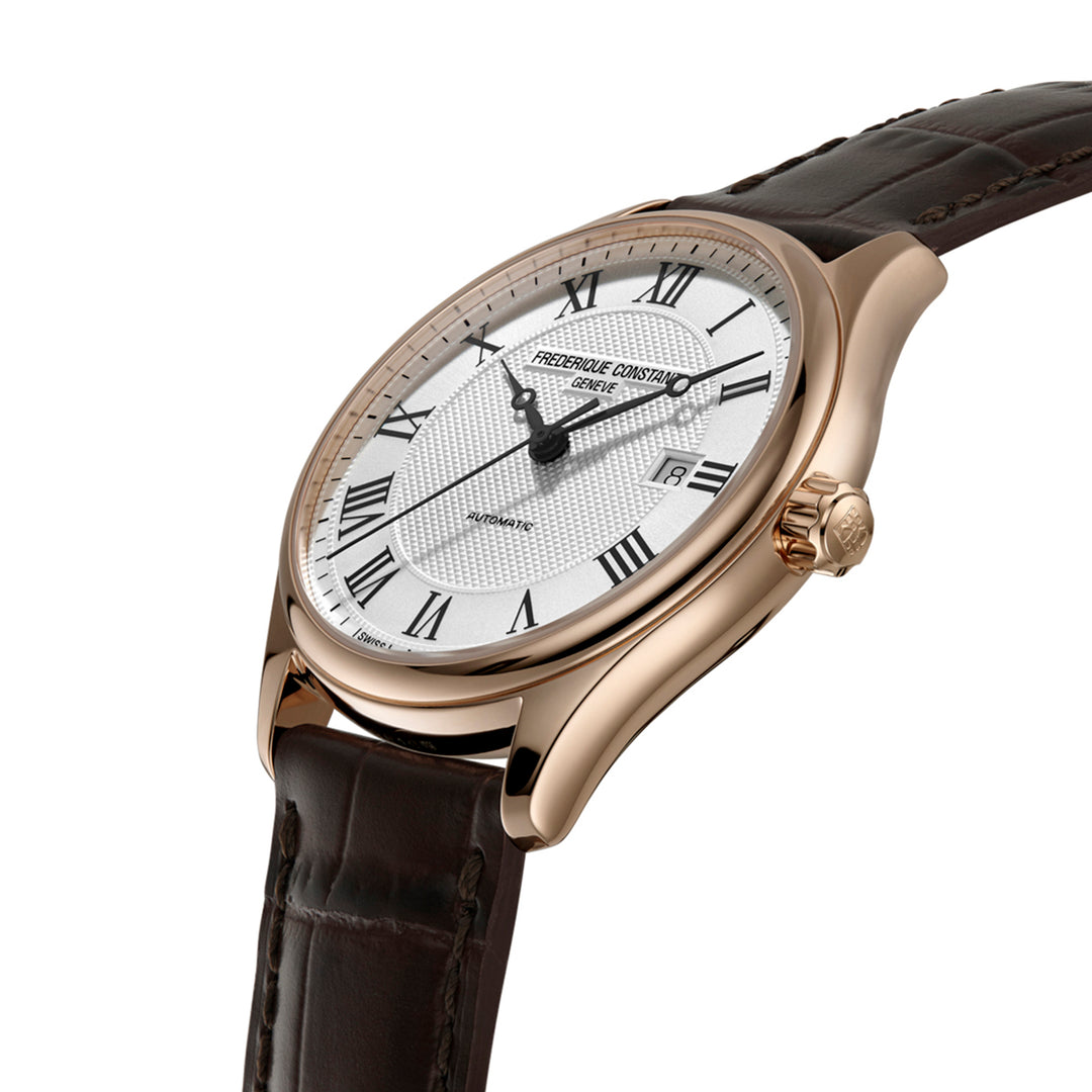 Montre Frédérique Constant Classics Index Automatic en acier ton or rose 40 mm FC-303MC5B4