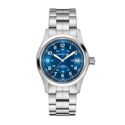Montre Hamilton Khaki Field Auto automatique en acier inoxydable 38 mm H70455140