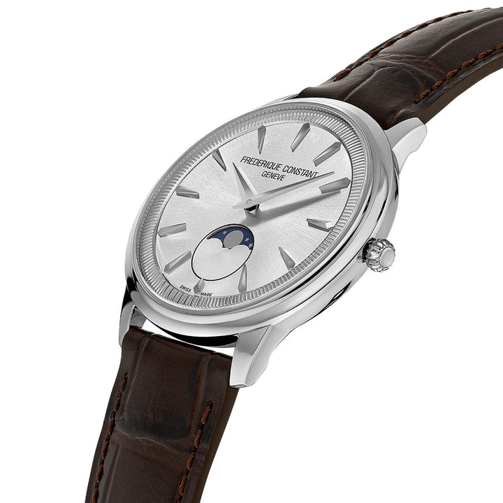 Frédérique Constant Classics Moneta Moonphase Steel Watch 37 mm FC-206S3S6