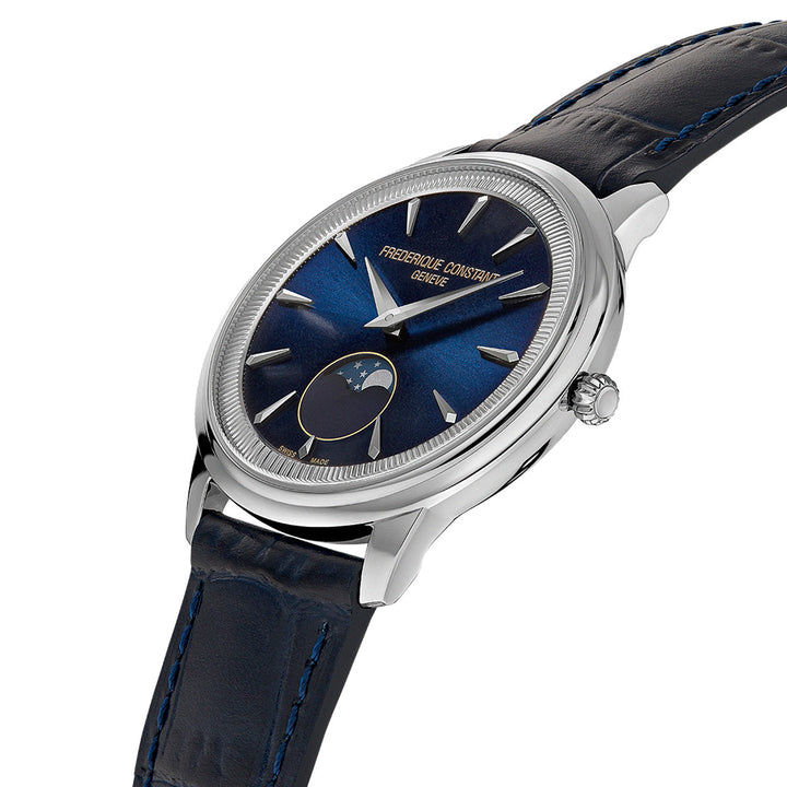 Montre Frédérique Constant Classics Moneta Moonphase en acier 37 mm FC-206N3S6