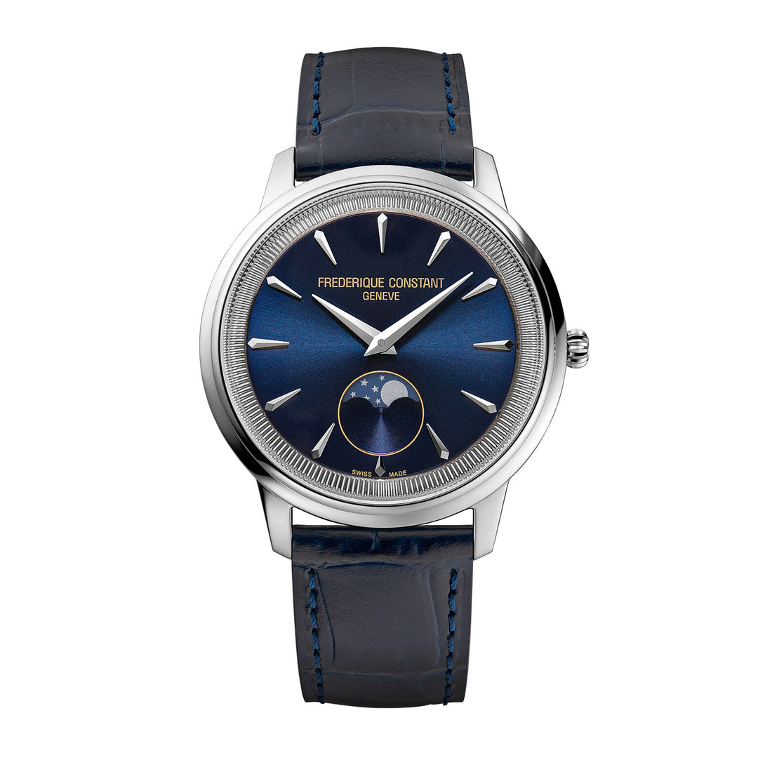 Montre Frédérique Constant Classics Moneta Moonphase en acier 37 mm FC-206N3S6