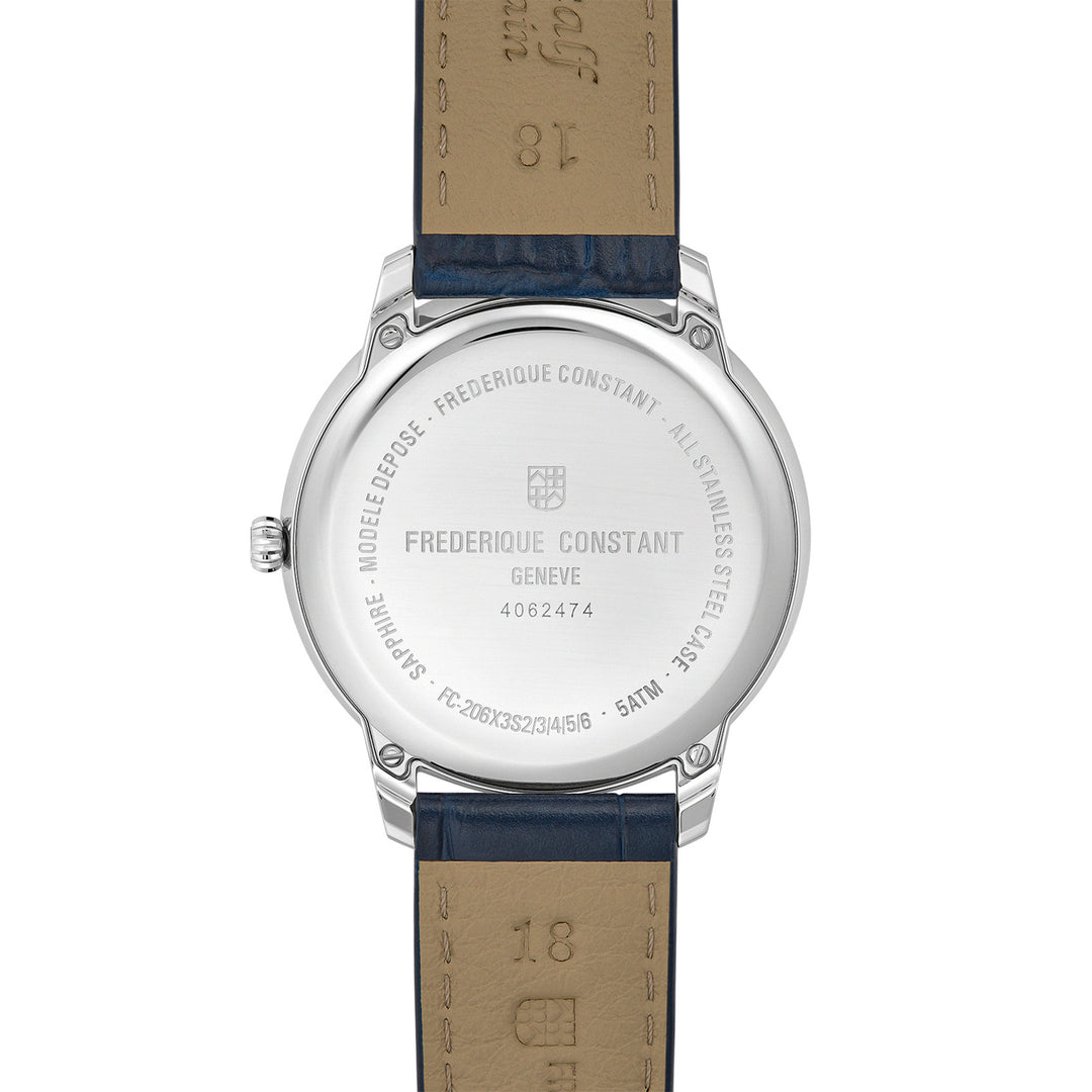 Montre Frédérique Constant Classics Moneta Moonphase en acier 37 mm FC-206N3S6