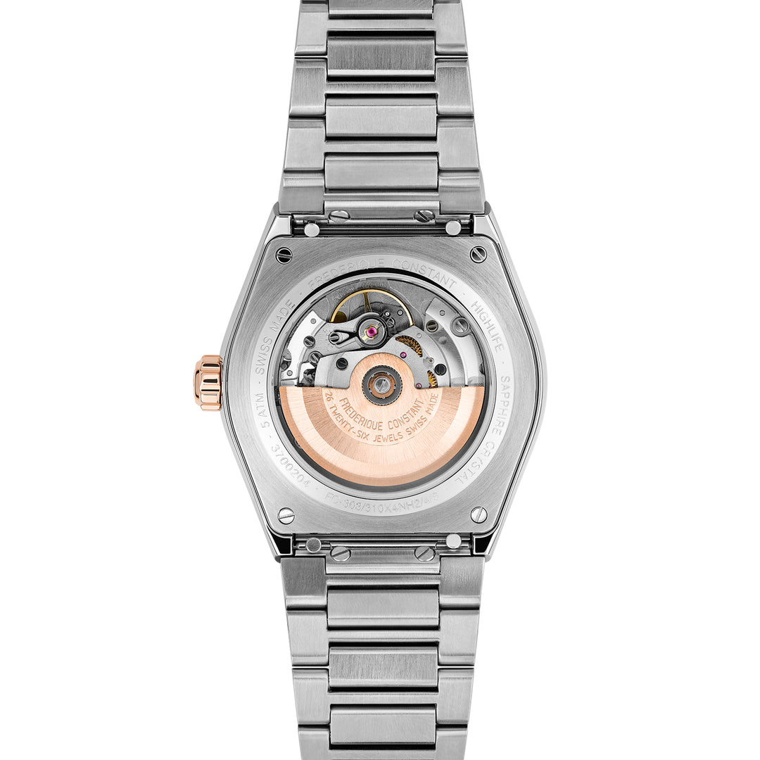 Montre Frédérique Constant Highlife Automatic COSC en acier ton or rose 41 mm FC-303V4NH2B