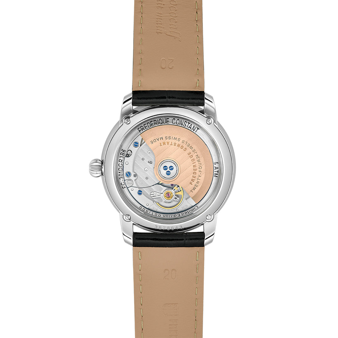 Montre Frédérique Constant Classics Premiere en acier 38.5 mm FC-301DGR3B6