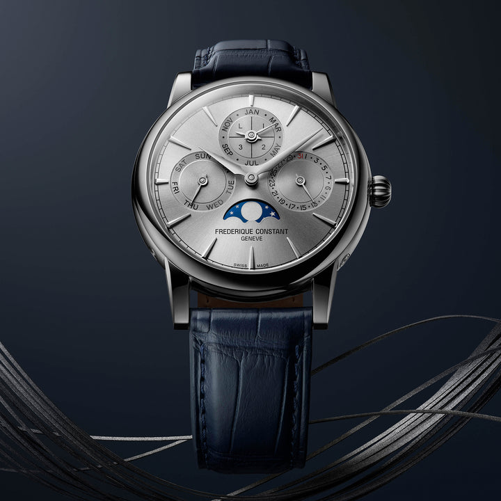 Montre Frédérique Constant Classic Perpetual Calendar Manufacture en acier 40 mm FC-776S3H6