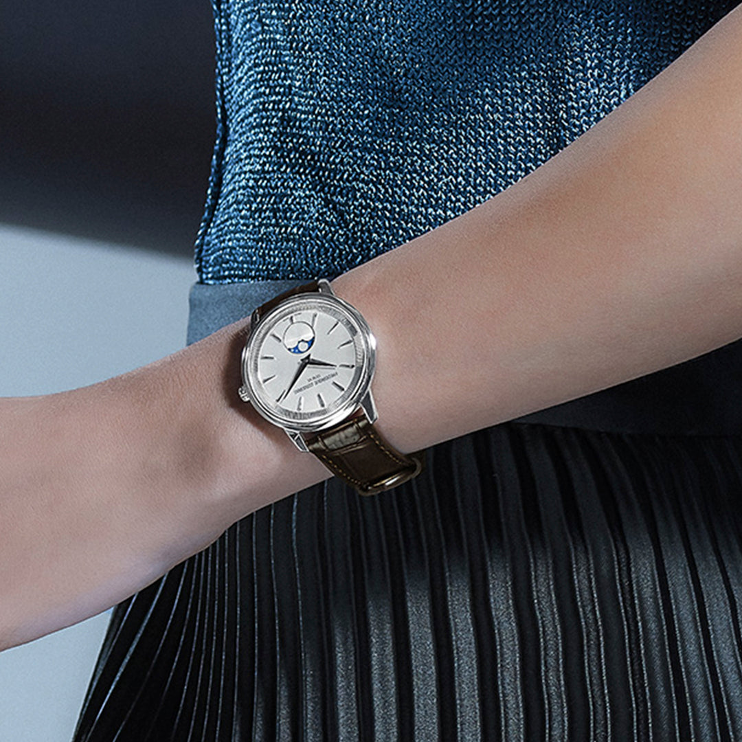 Frédérique Constant Classics Moneta Moonphase Steel Watch 37 mm FC-206S3S6