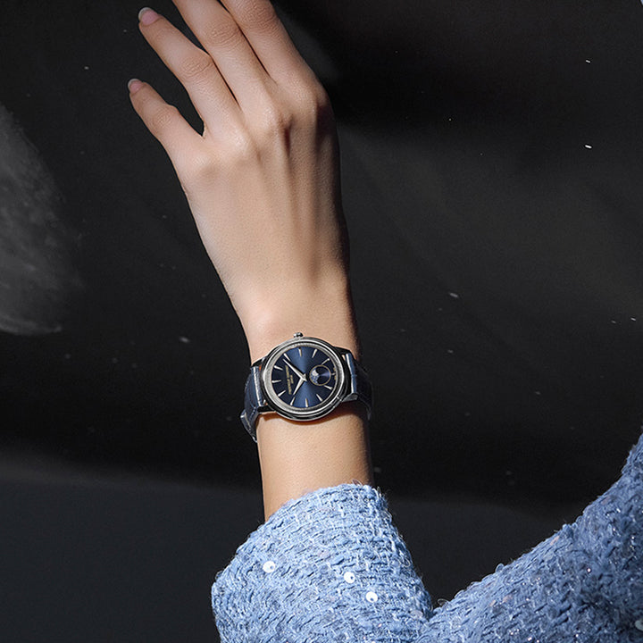 Montre Frédérique Constant Classics Moneta Moonphase en acier 37 mm FC-206N3S6