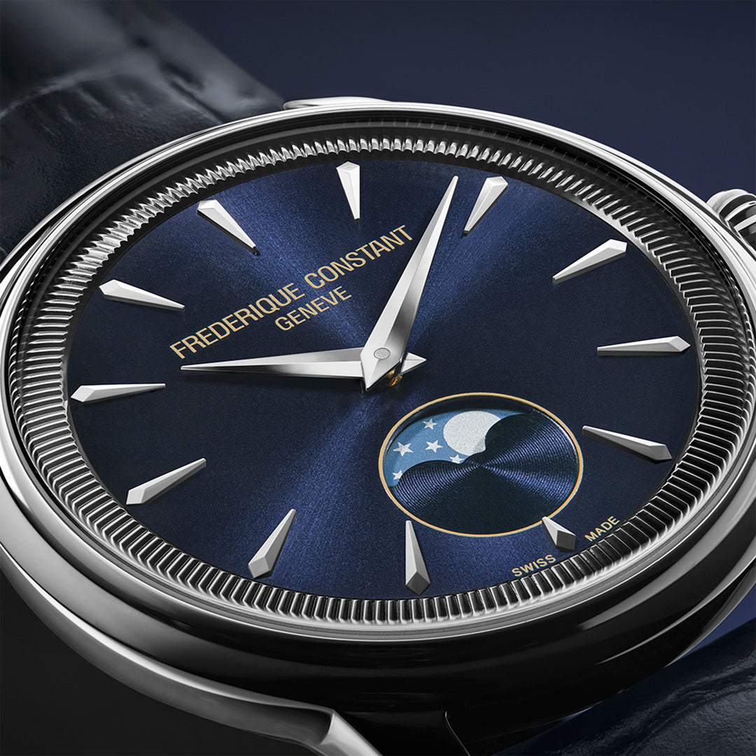 Montre Frédérique Constant Classics Moneta Moonphase en acier 37 mm FC-206N3S6