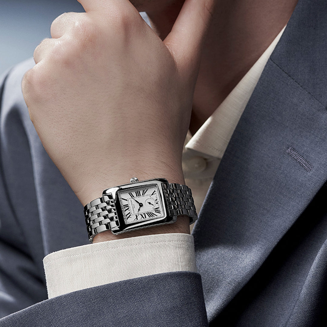 Frédérique Constant Classics Carrée Small Seconds Steel 36 mm Watch FC-235S2C6B