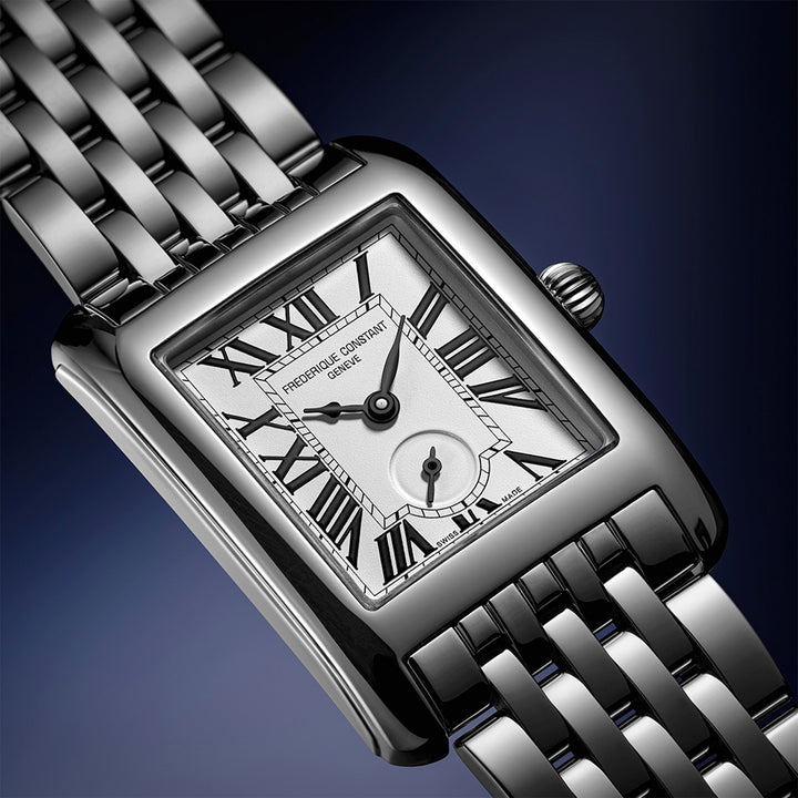 Frédérique Constant Classics Carrée Small Seconds Steel 36 mm Watch FC-235S2C6B