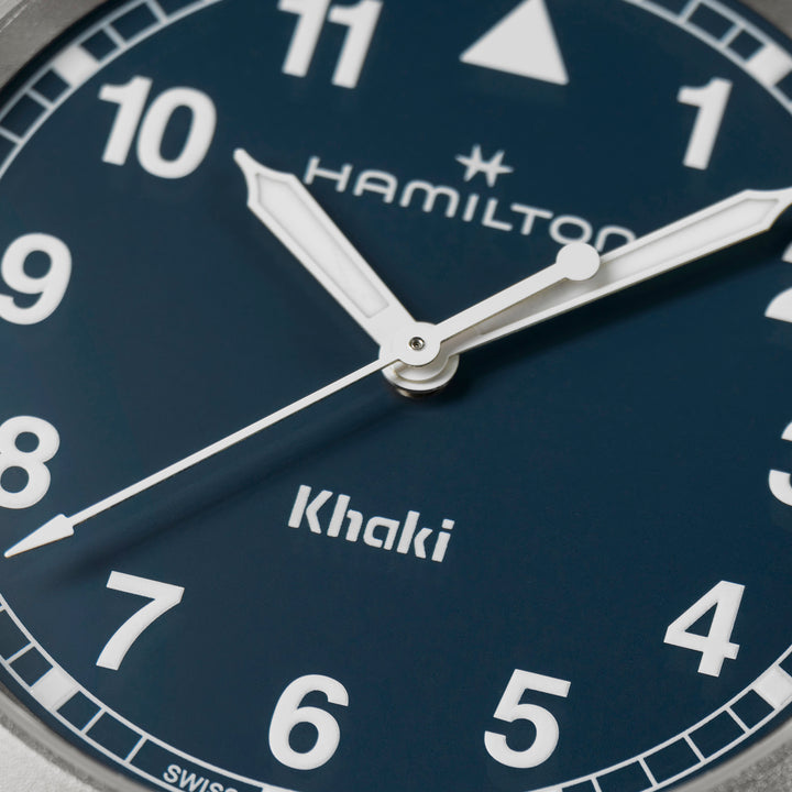 Montre Hamilton Khaki Field Quartz en acier inoxydable 38 mm H69401140